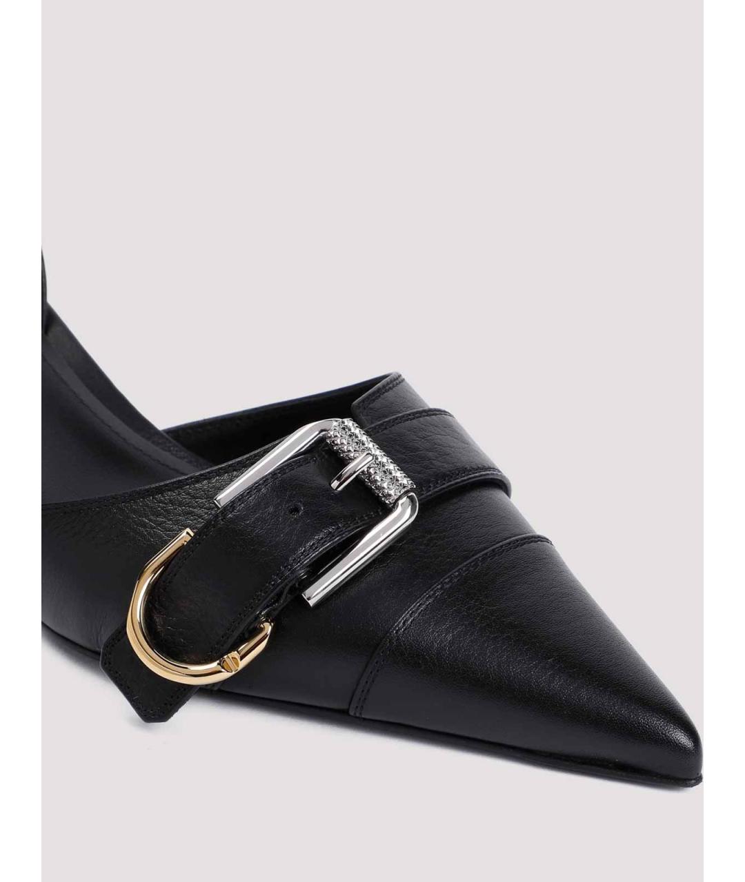 GIVENCHY Черные кожаные туфли, фото 4