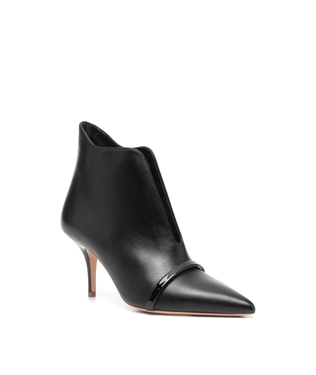 MALONE SOULIERS Черные кожаные ботильоны, фото 2