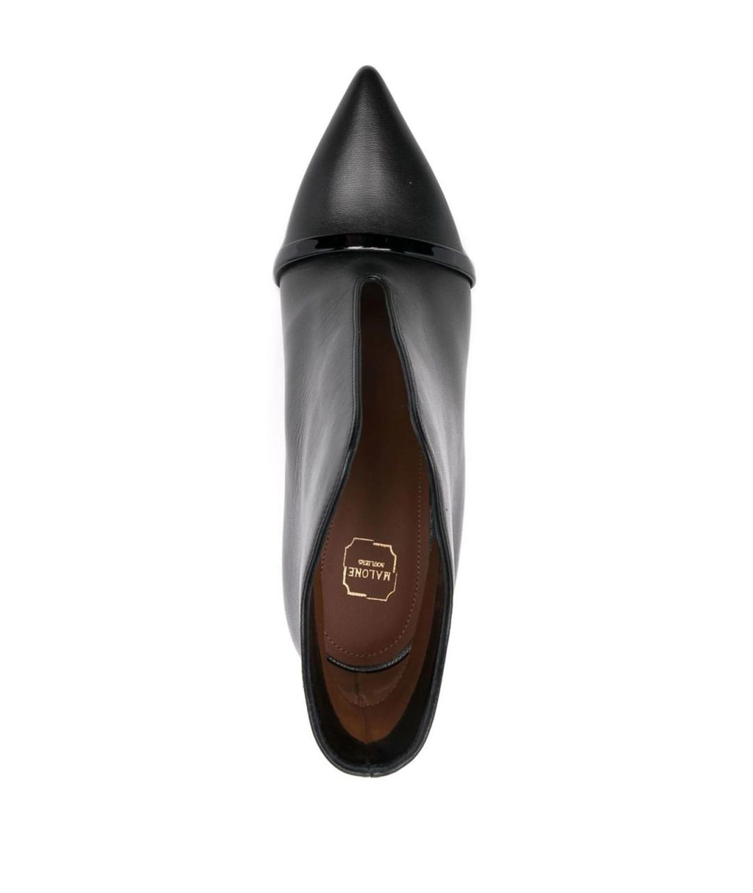 MALONE SOULIERS Черные кожаные ботильоны, фото 4