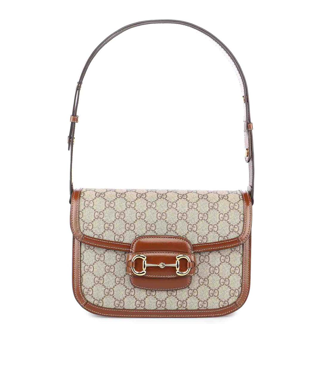 GUCCI Бежевая деним сумка через плечо, фото 1