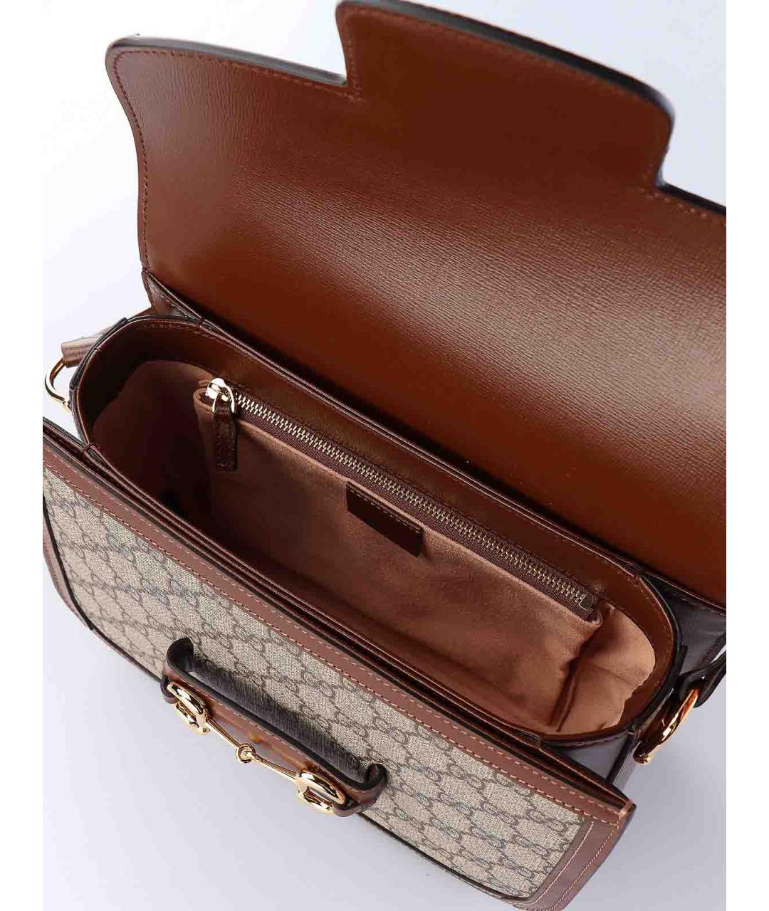 GUCCI Бежевая деним сумка через плечо, фото 6