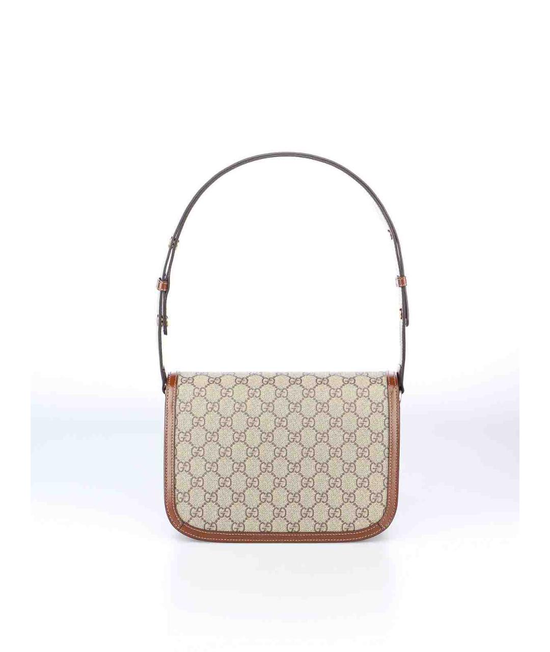 GUCCI Бежевая деним сумка через плечо, фото 3