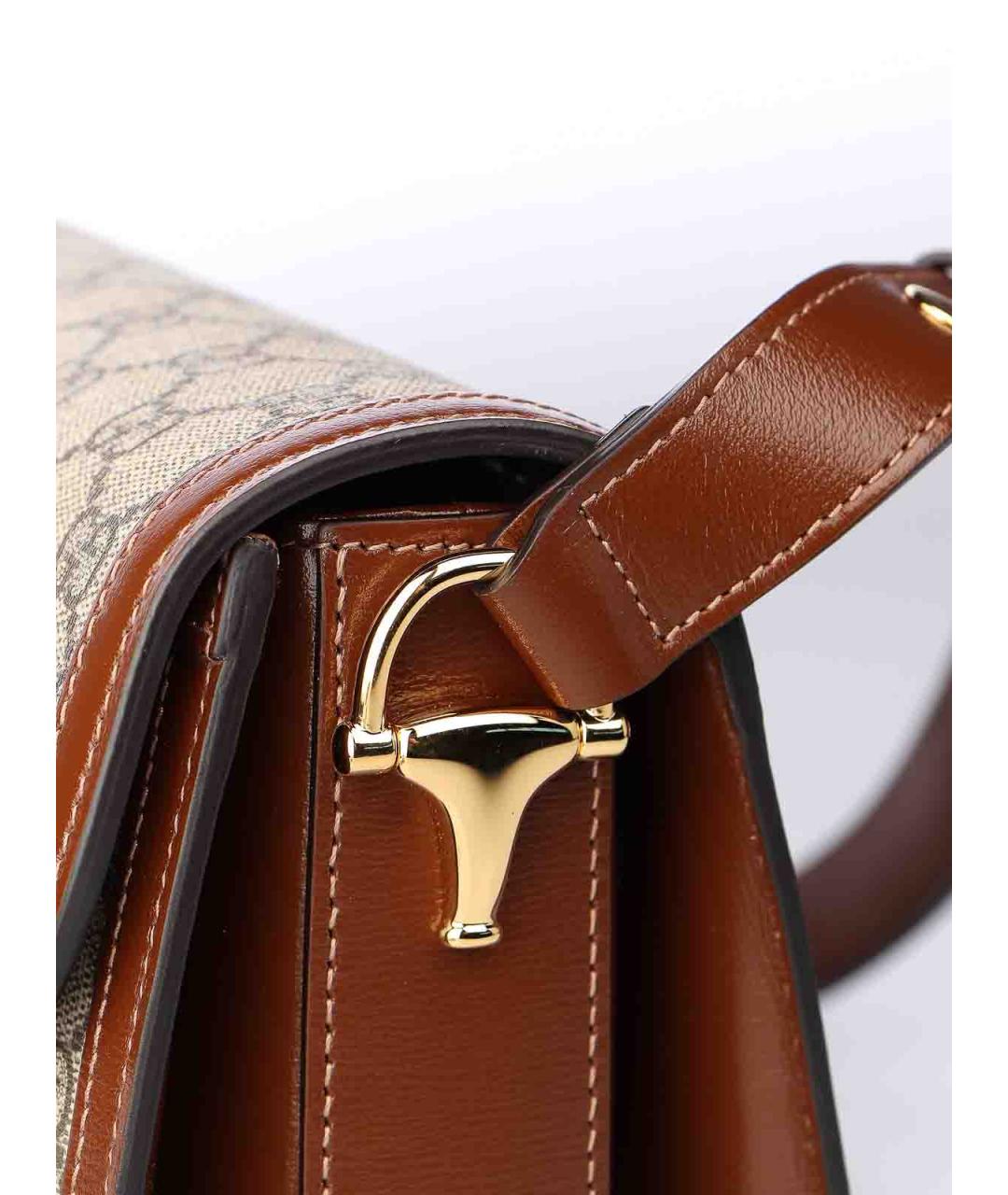 GUCCI Бежевая деним сумка через плечо, фото 4