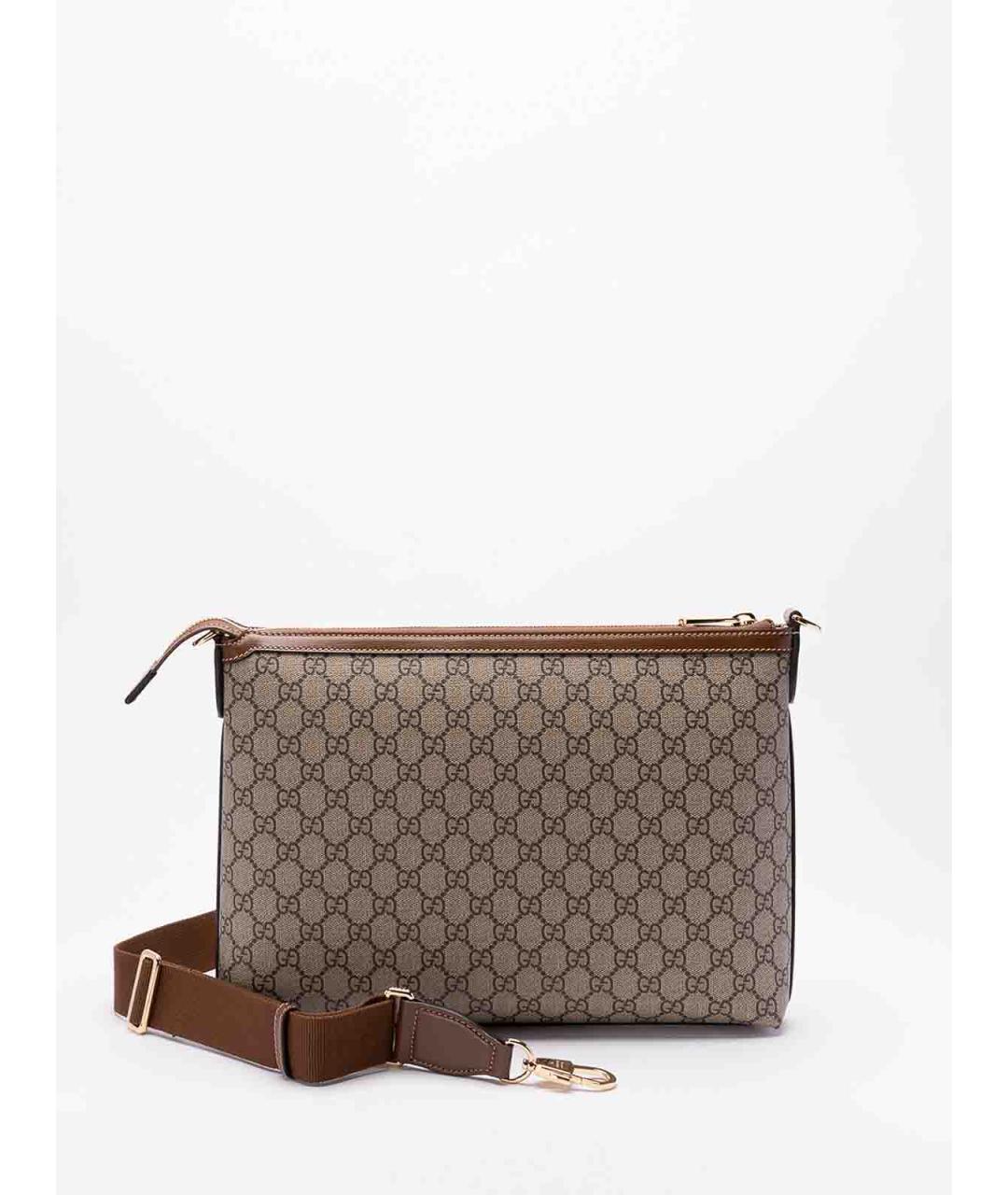 GUCCI Бежевая барсетка, фото 2