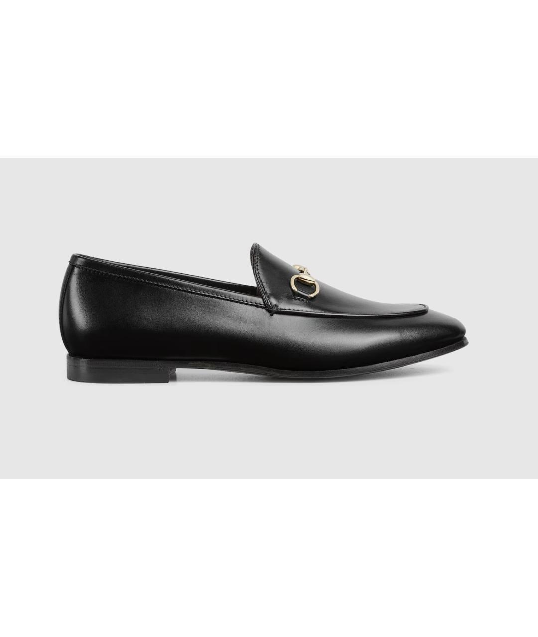 GUCCI Черные кожаные лоферы, фото 6