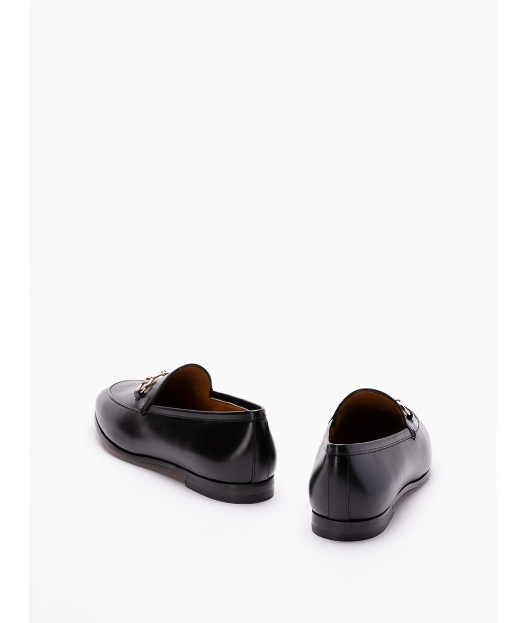 GUCCI Черные кожаные лоферы, фото 3