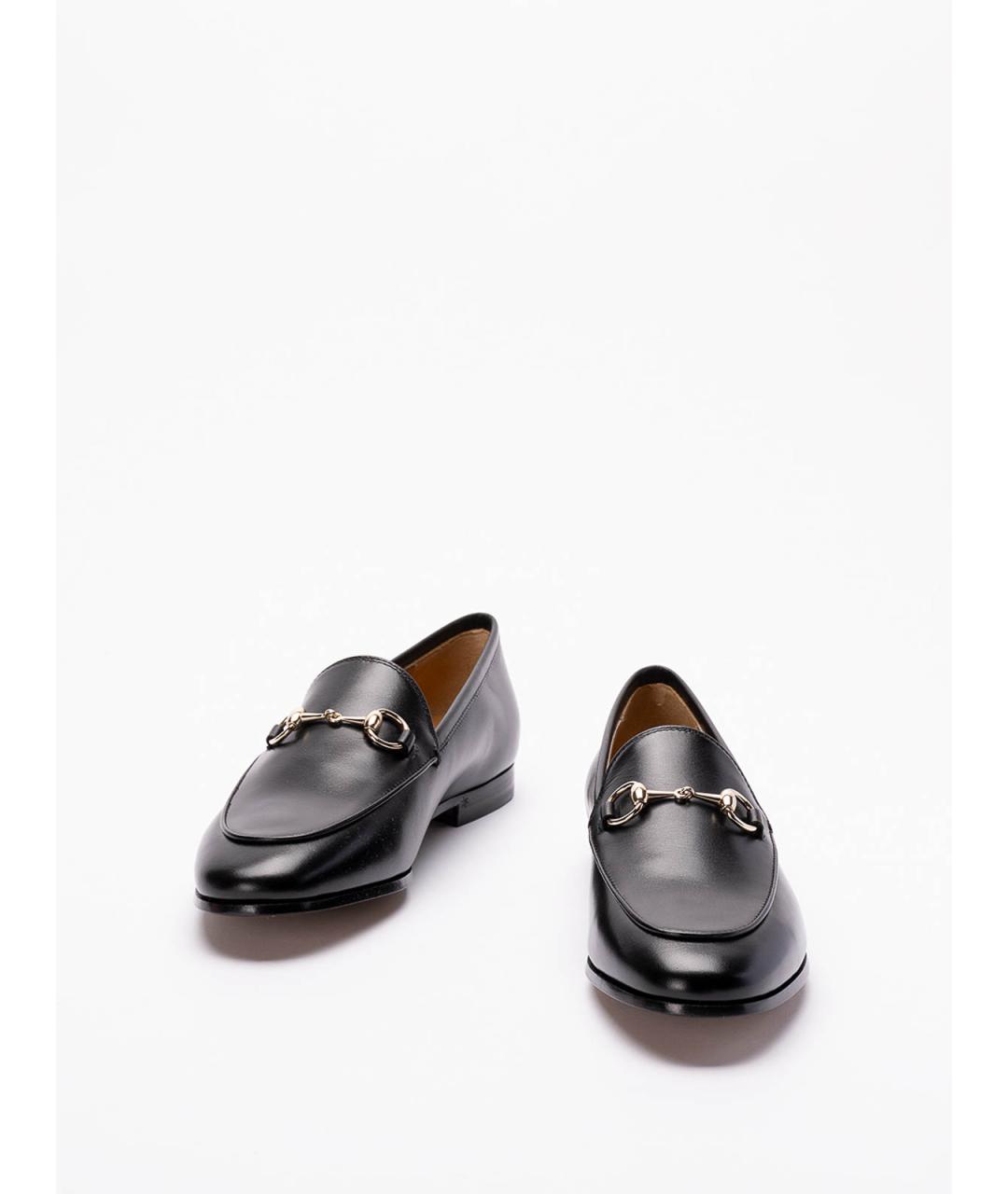 GUCCI Черные кожаные лоферы, фото 2