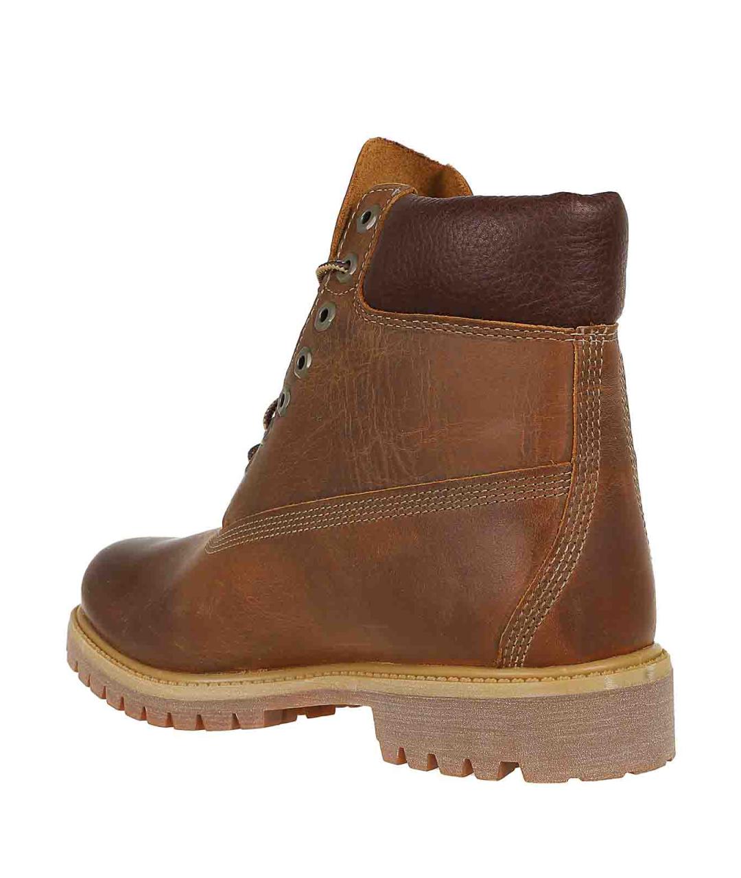 TIMBERLAND Коричневые кожаные высокие ботинки, фото 3