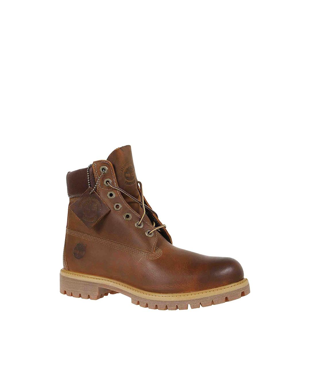 TIMBERLAND Коричневые кожаные высокие ботинки, фото 2