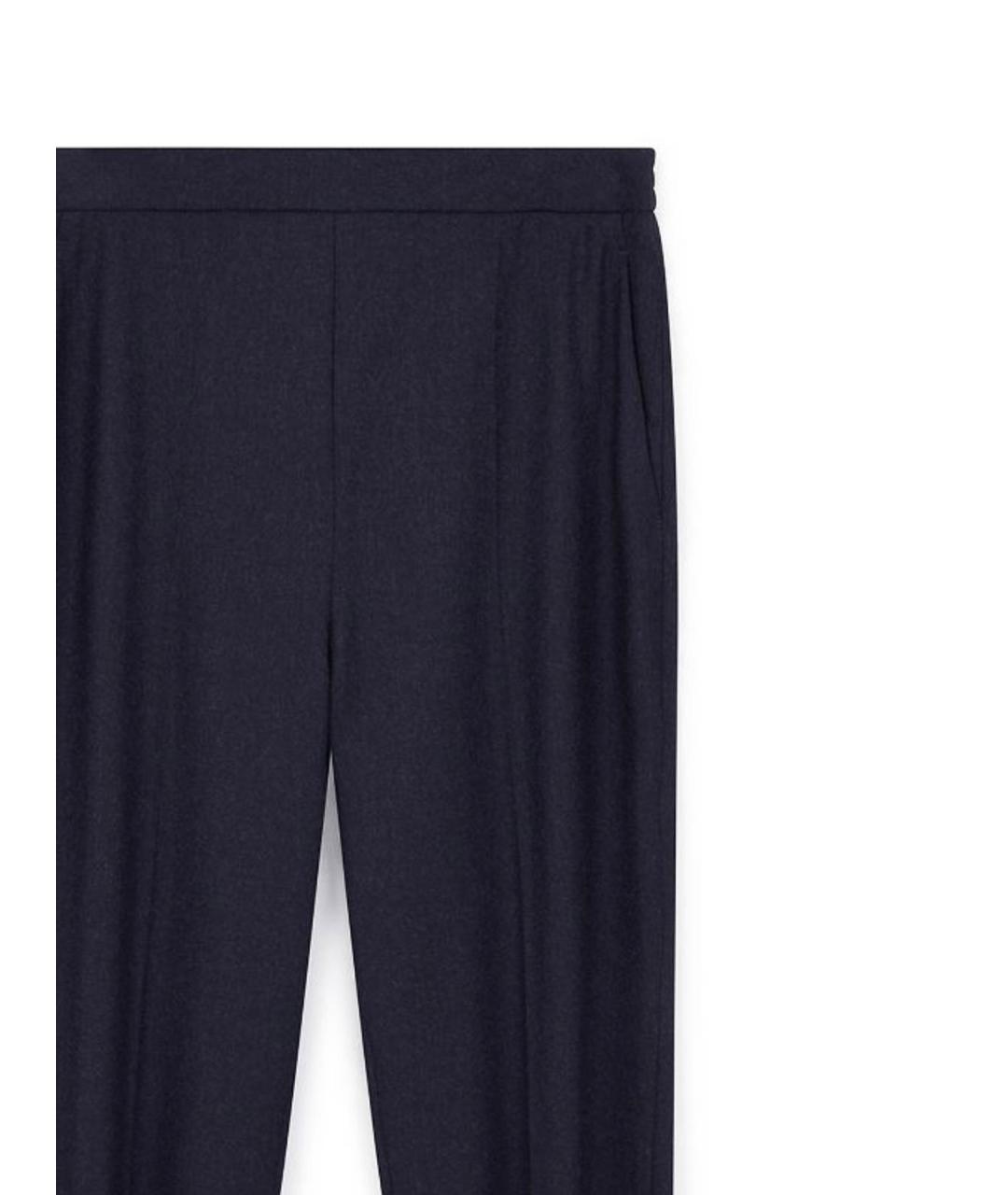 STELLA MCCARTNEY Синие шерстяные спортивные брюки и шорты, фото 2