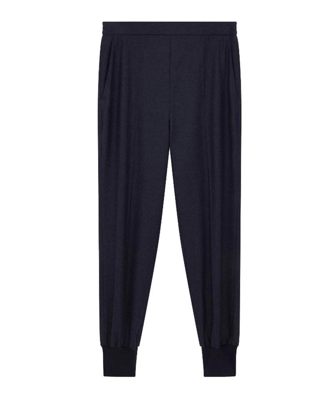 STELLA MCCARTNEY Синие шерстяные спортивные брюки и шорты, фото 1