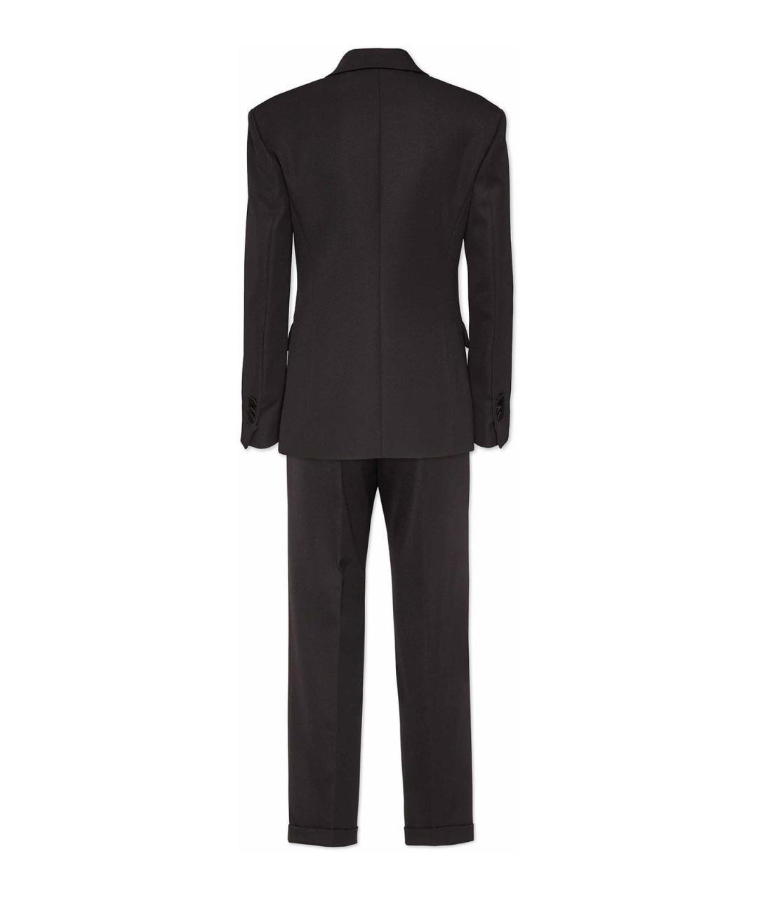 DSQUARED2 Черный шерстяной костюм с брюками, фото 2