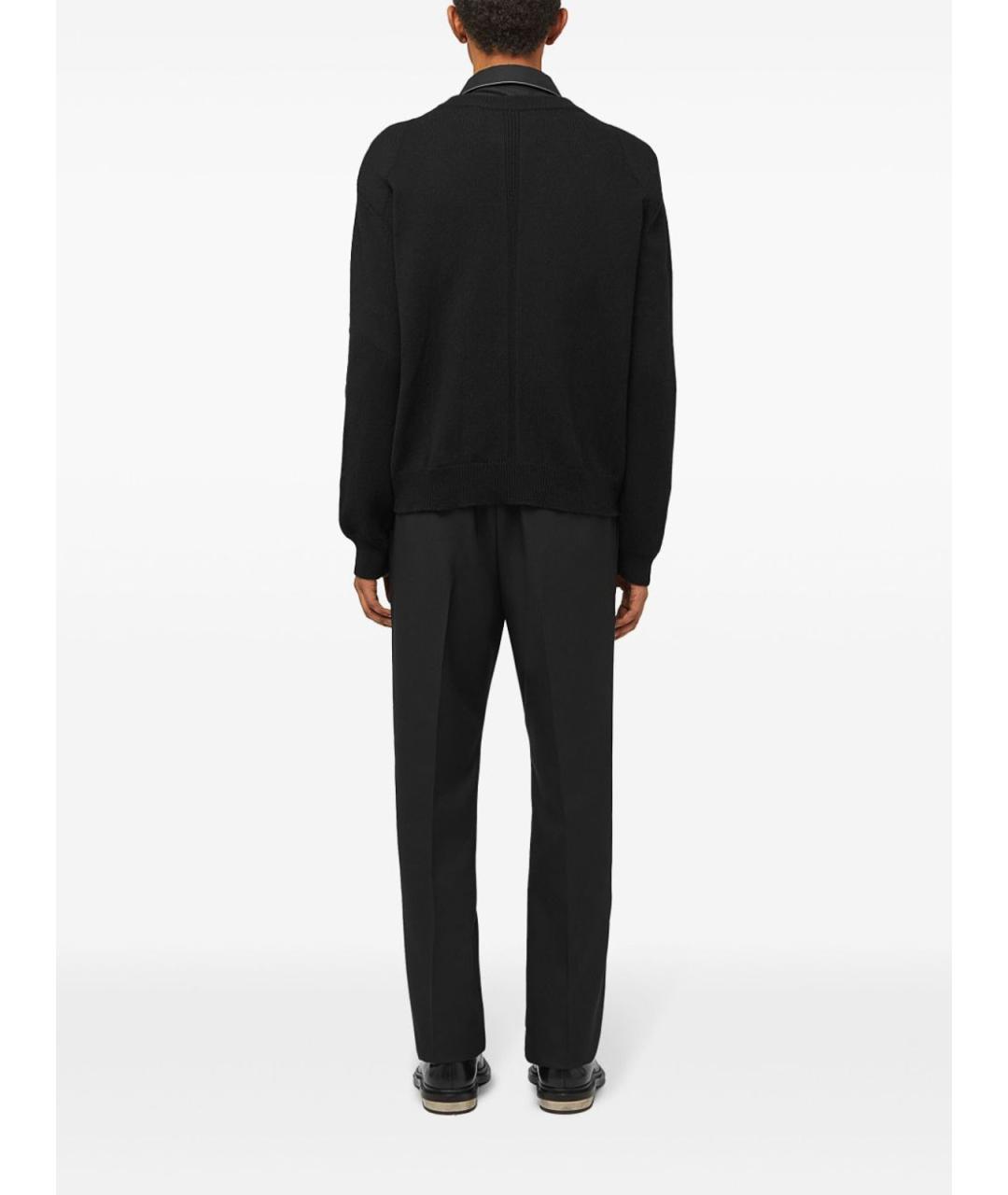 JIL SANDER Черный шерстяной джемпер / свитер, фото 2