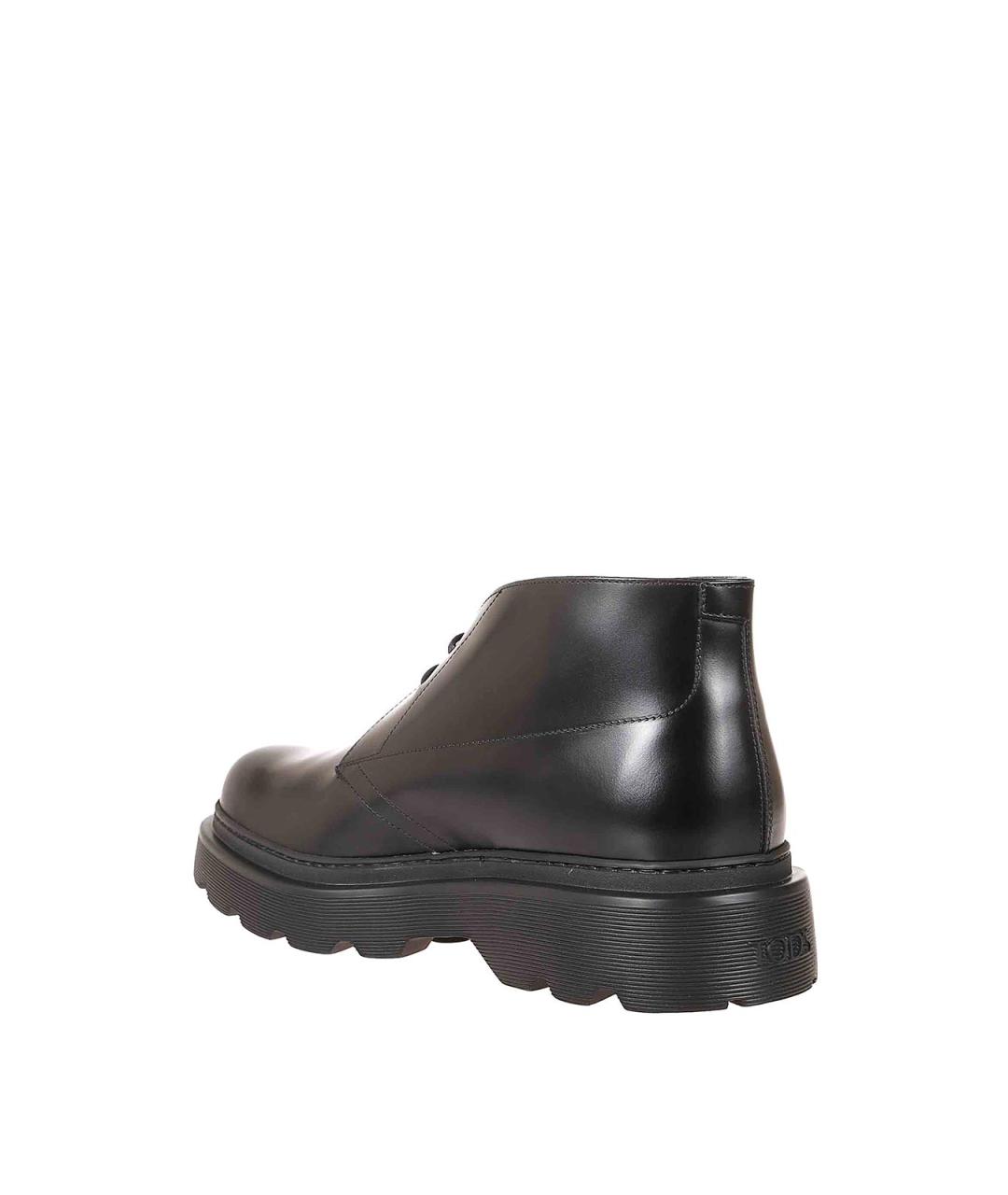 TOD'S Черные низкие ботинки, фото 3