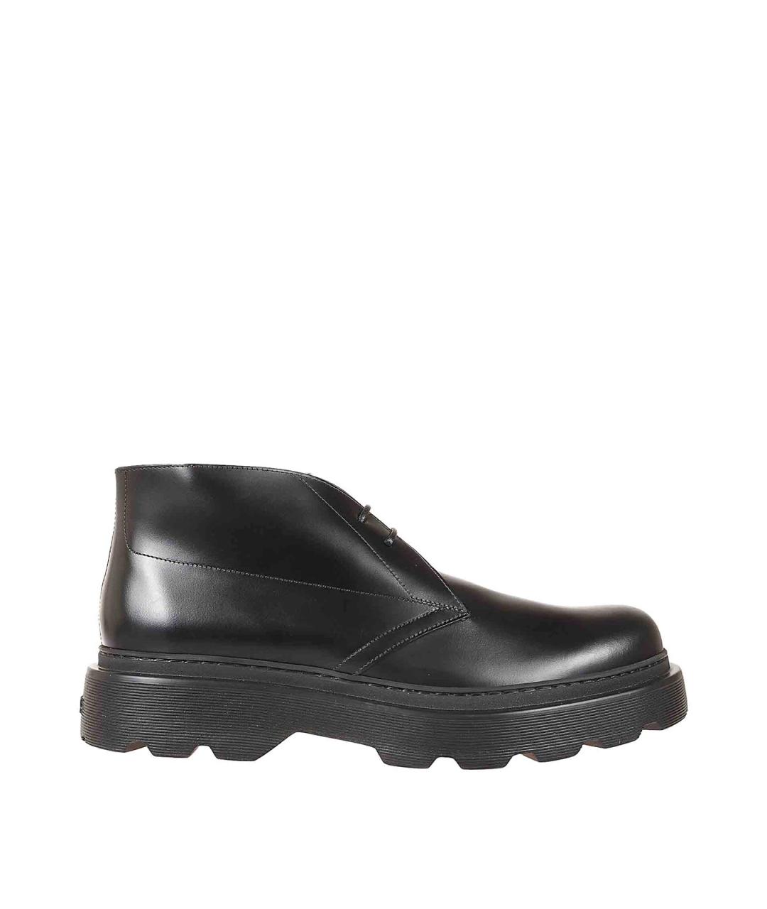 TOD'S Черные низкие ботинки, фото 1