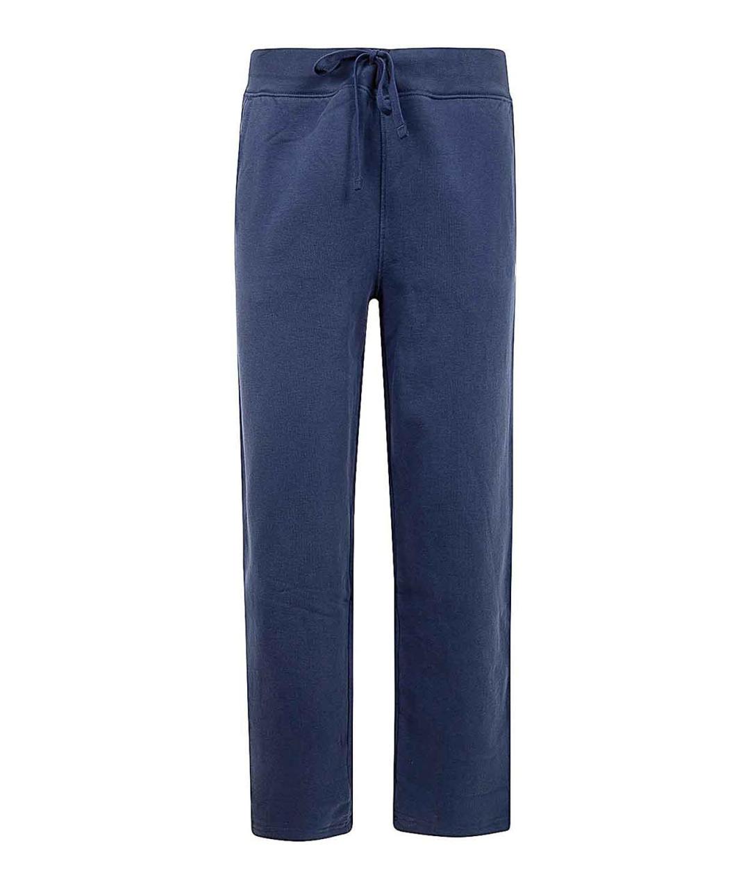 POLO RALPH LAUREN Синие хлопковые повседневные брюки, фото 1