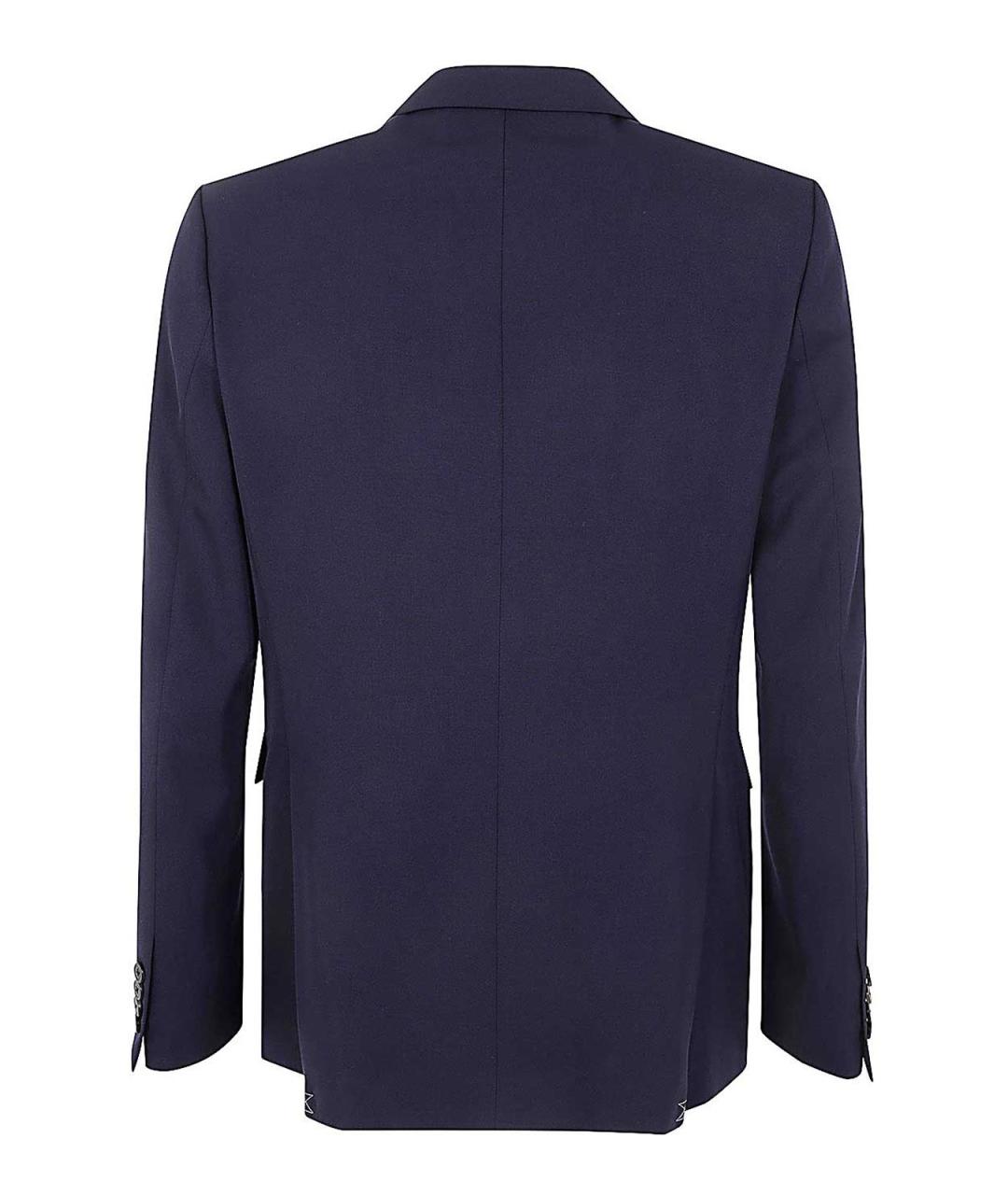 DRIES VAN NOTEN Синяя шерстяная куртка, фото 2