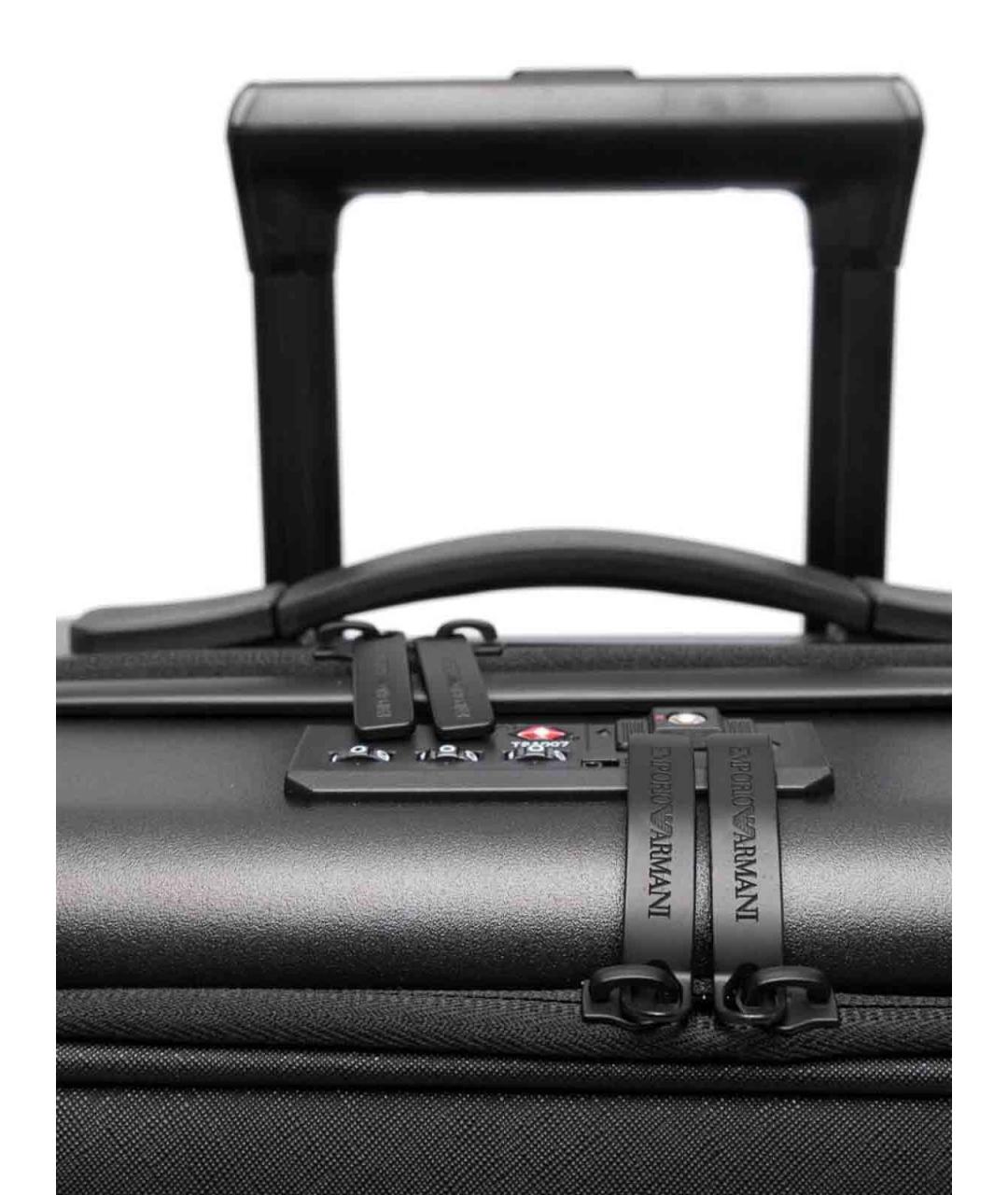 EMPORIO ARMANI Черный чемодан, фото 5