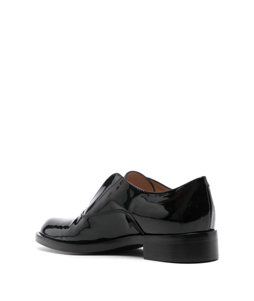 GIANVITO ROSSI Черные брогги и оксфорды из лакированной кожи, фото 3