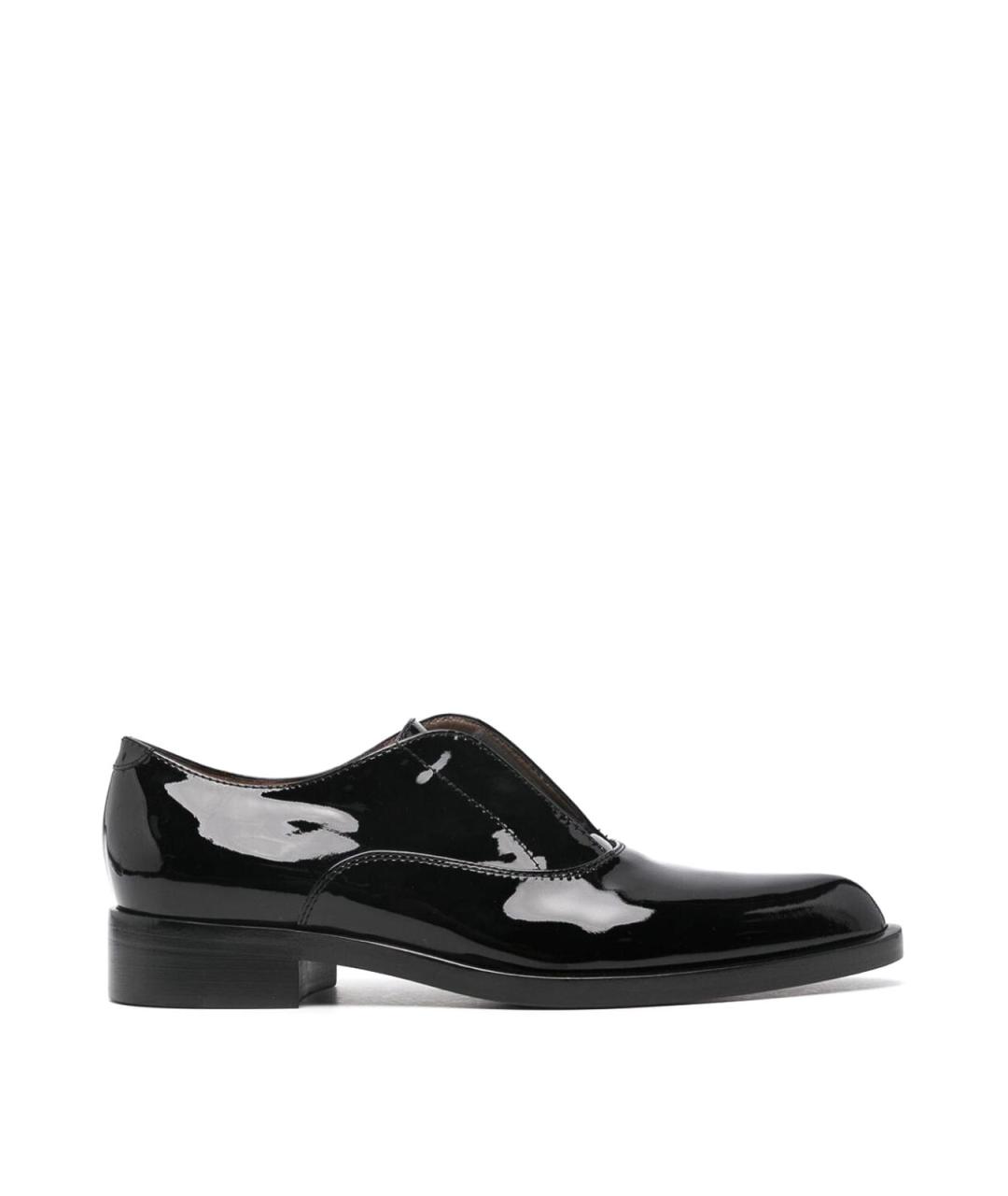 GIANVITO ROSSI Черные брогги и оксфорды из лакированной кожи, фото 1