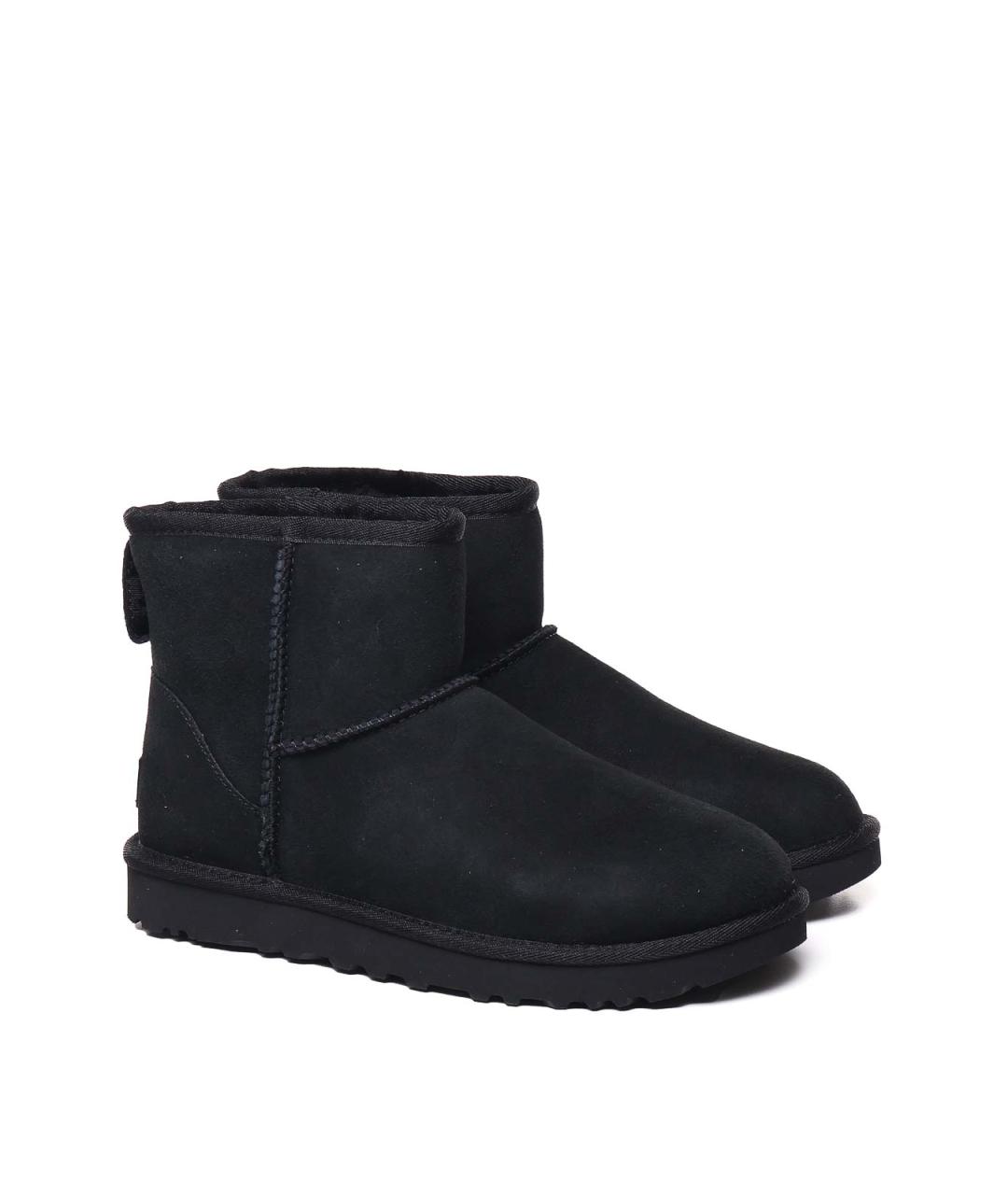 UGG Черные кожаные ботильоны, фото 3
