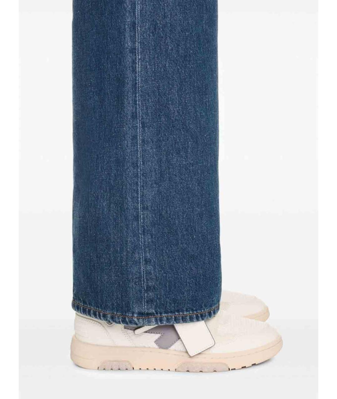 OFF-WHITE Белые кожаные кроссовки, фото 4