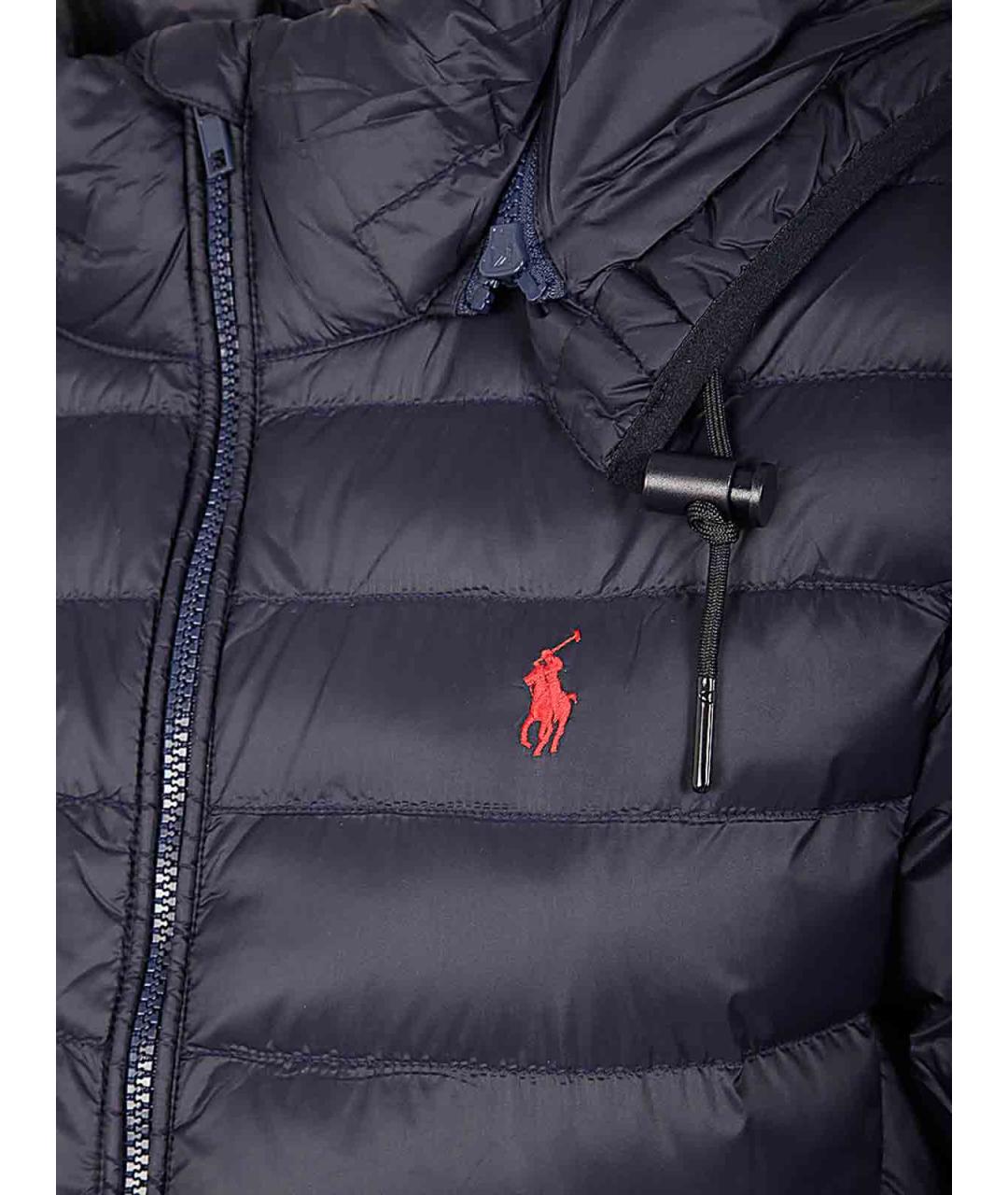 POLO RALPH LAUREN Синяя полиамидовая куртка, фото 3