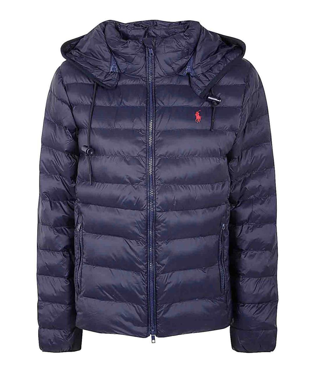POLO RALPH LAUREN Синяя полиамидовая куртка, фото 1