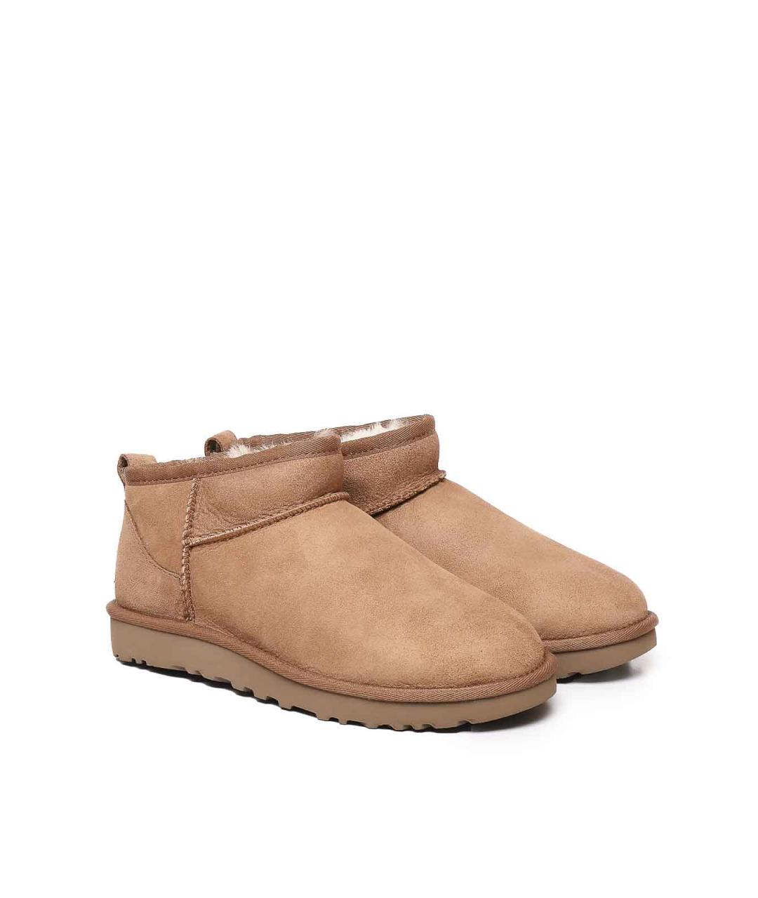 UGG Коричневые замшевые ботинки, фото 2