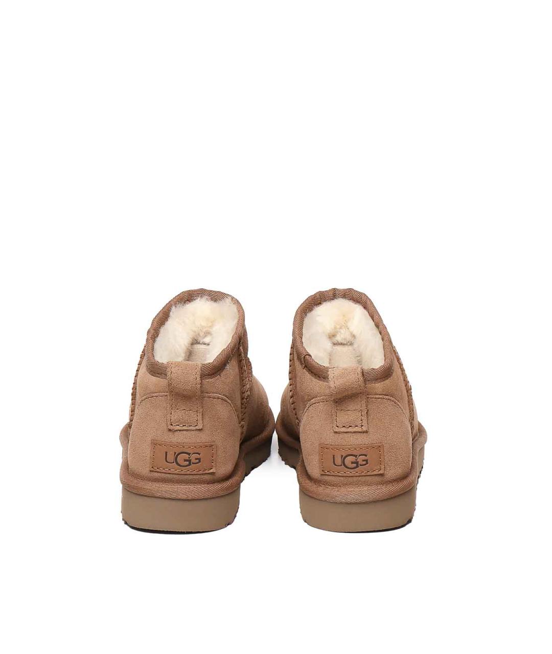 UGG Коричневые замшевые ботинки, фото 3
