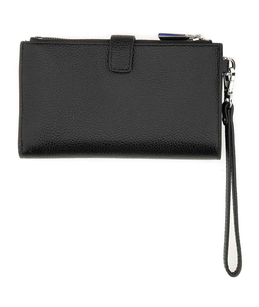 MICHAEL MICHAEL KORS Черный кожаный кошелек, фото 3