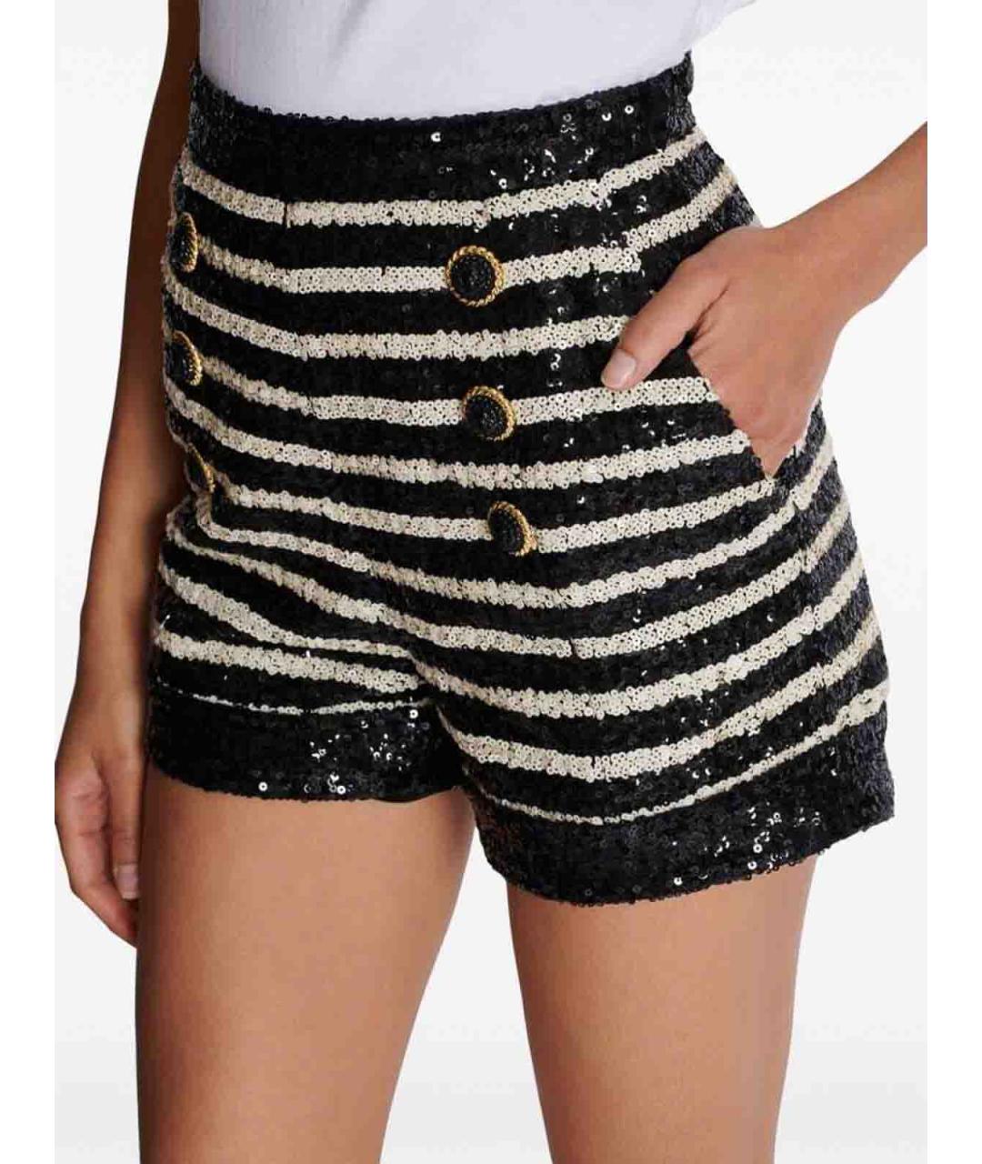 BALMAIN Черные шорты, фото 5