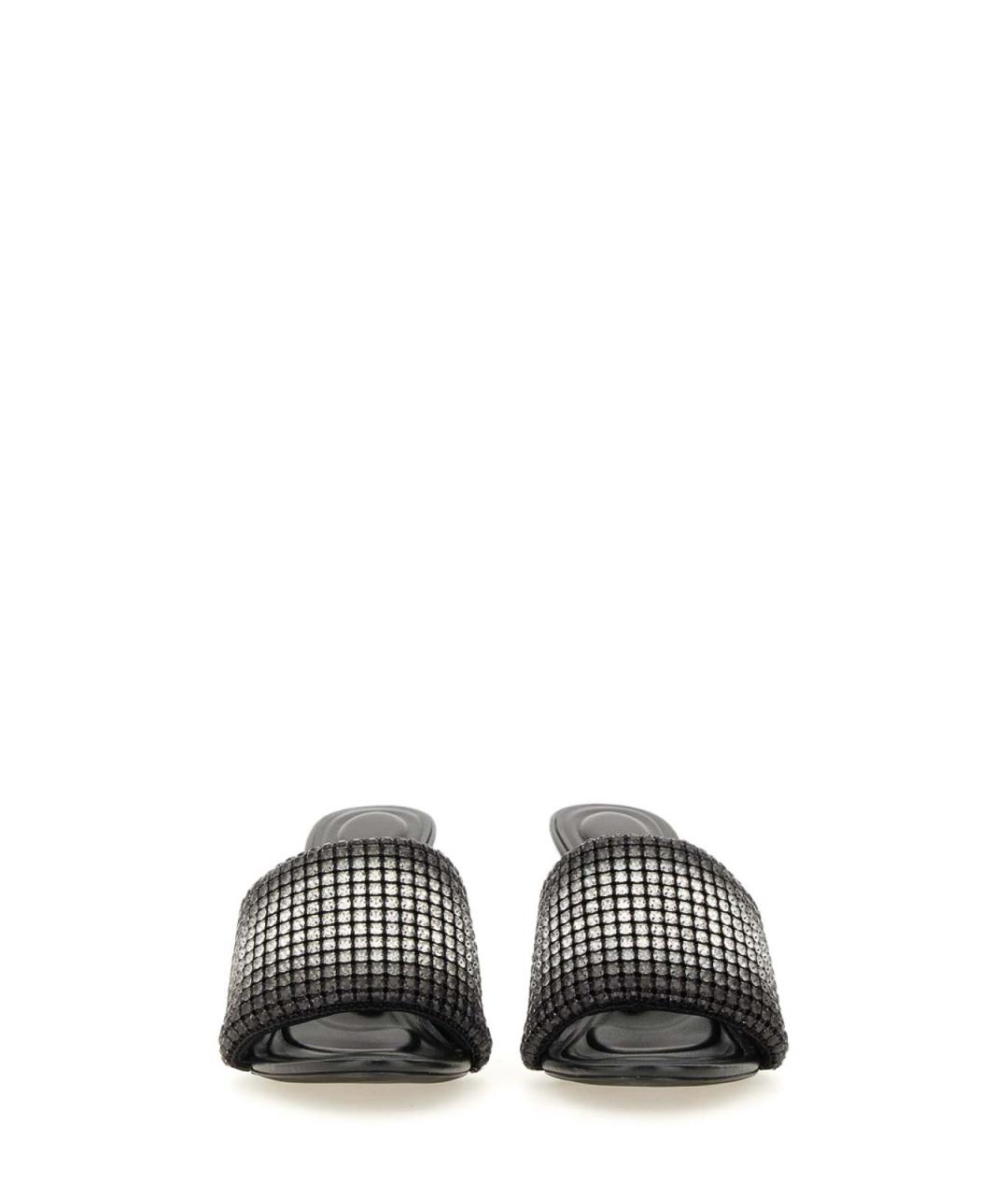 ALEXANDER WANG Черные кожаные мюли, фото 5