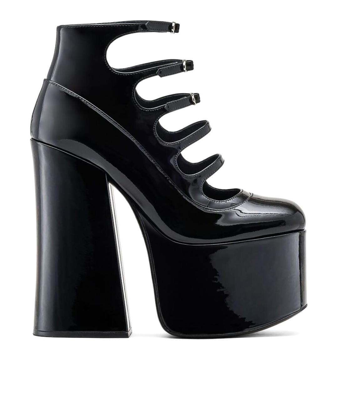 MARC JACOBS Черные кожаные сандалии, фото 1