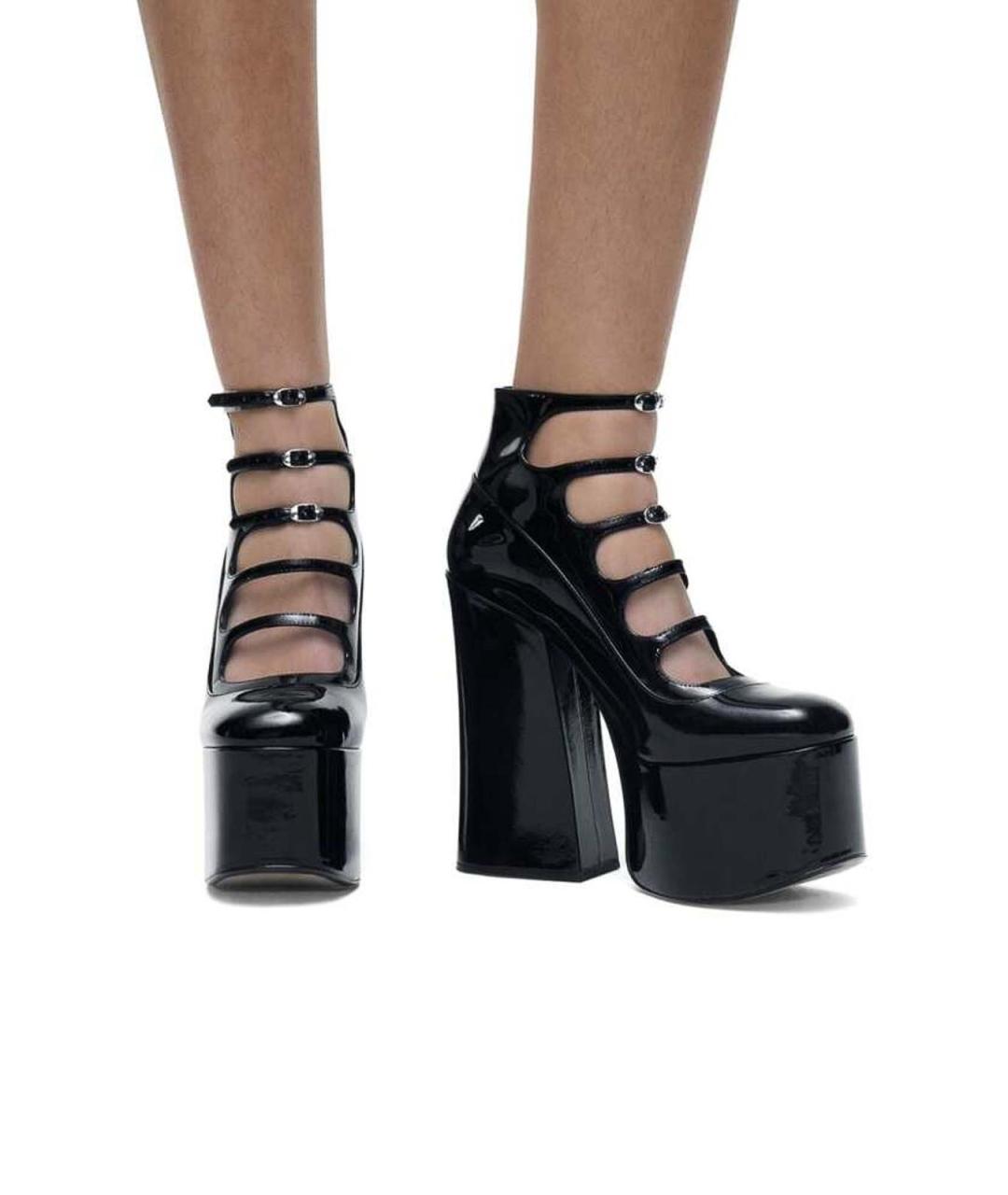 MARC JACOBS Черные кожаные сандалии, фото 3