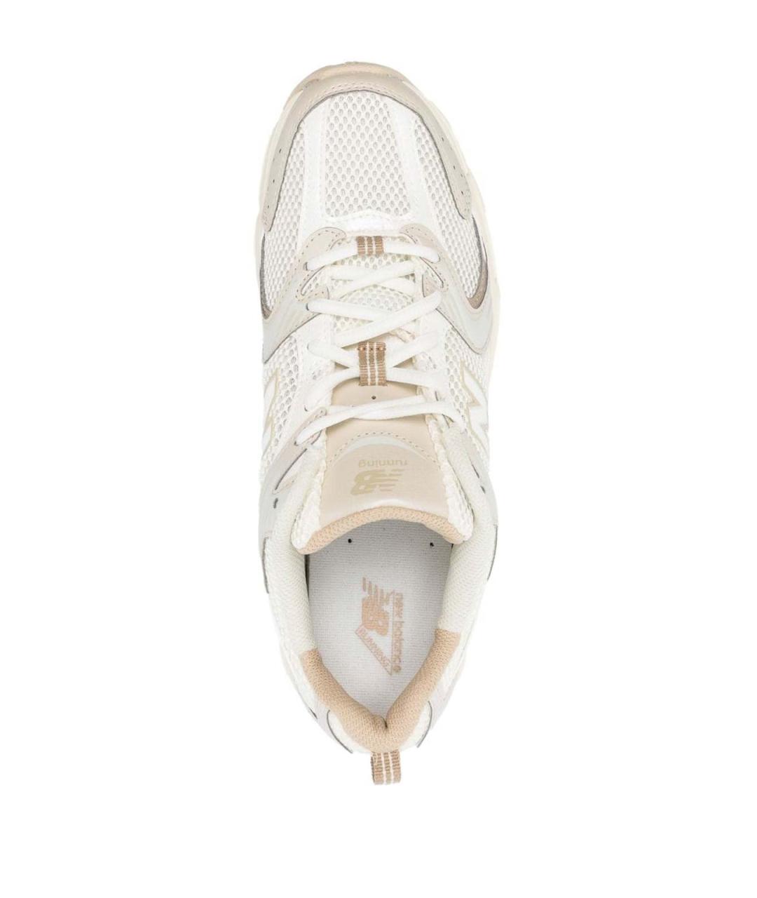 NEW BALANCE Бежевые кожаные кроссовки, фото 3