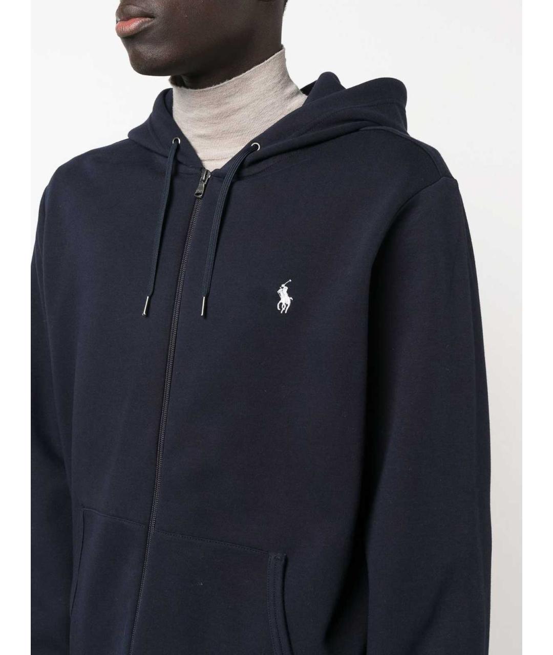 POLO RALPH LAUREN Синий хлопковый джемпер / свитер, фото 3