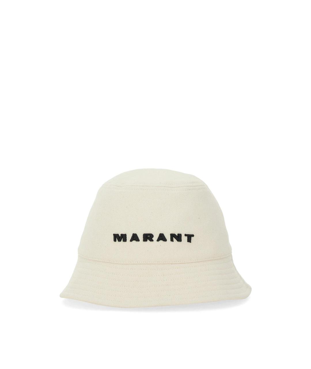 ISABEL MARANT Бежевая хлопковая шляпа, фото 1