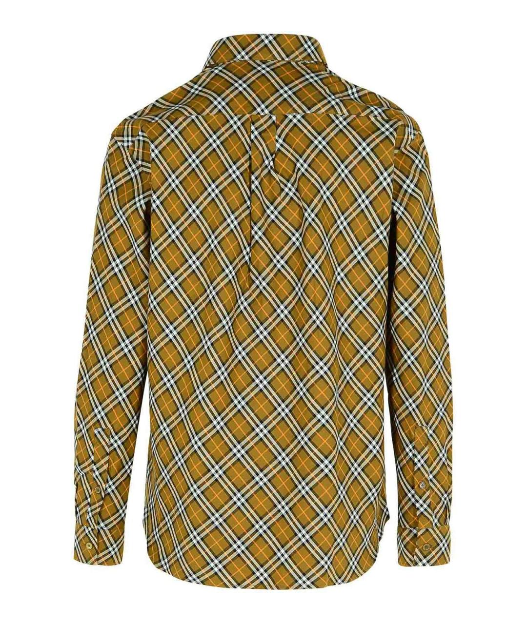 BURBERRY Мульти хлопковая кэжуал рубашка, фото 2