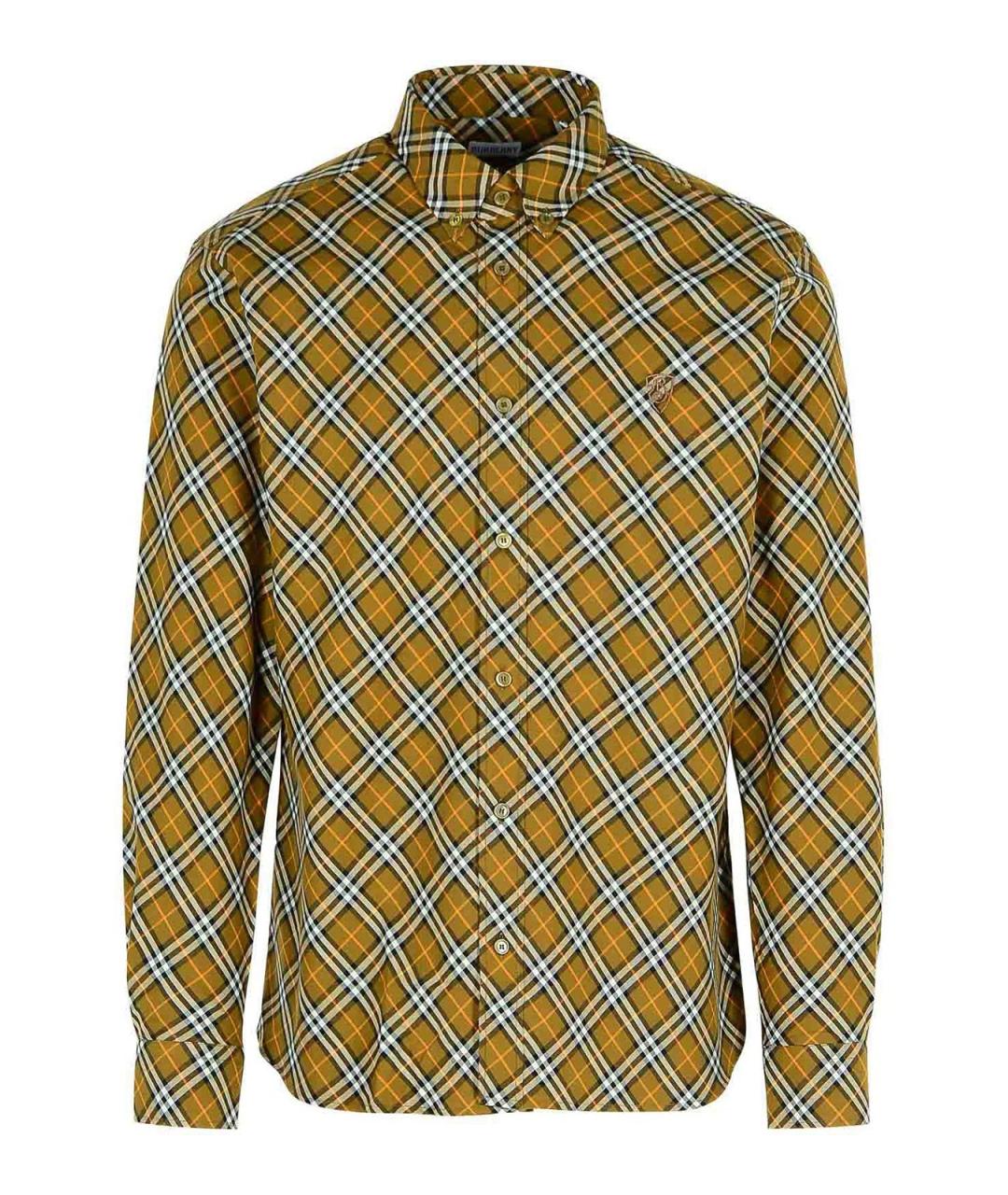 BURBERRY Мульти хлопковая кэжуал рубашка, фото 1