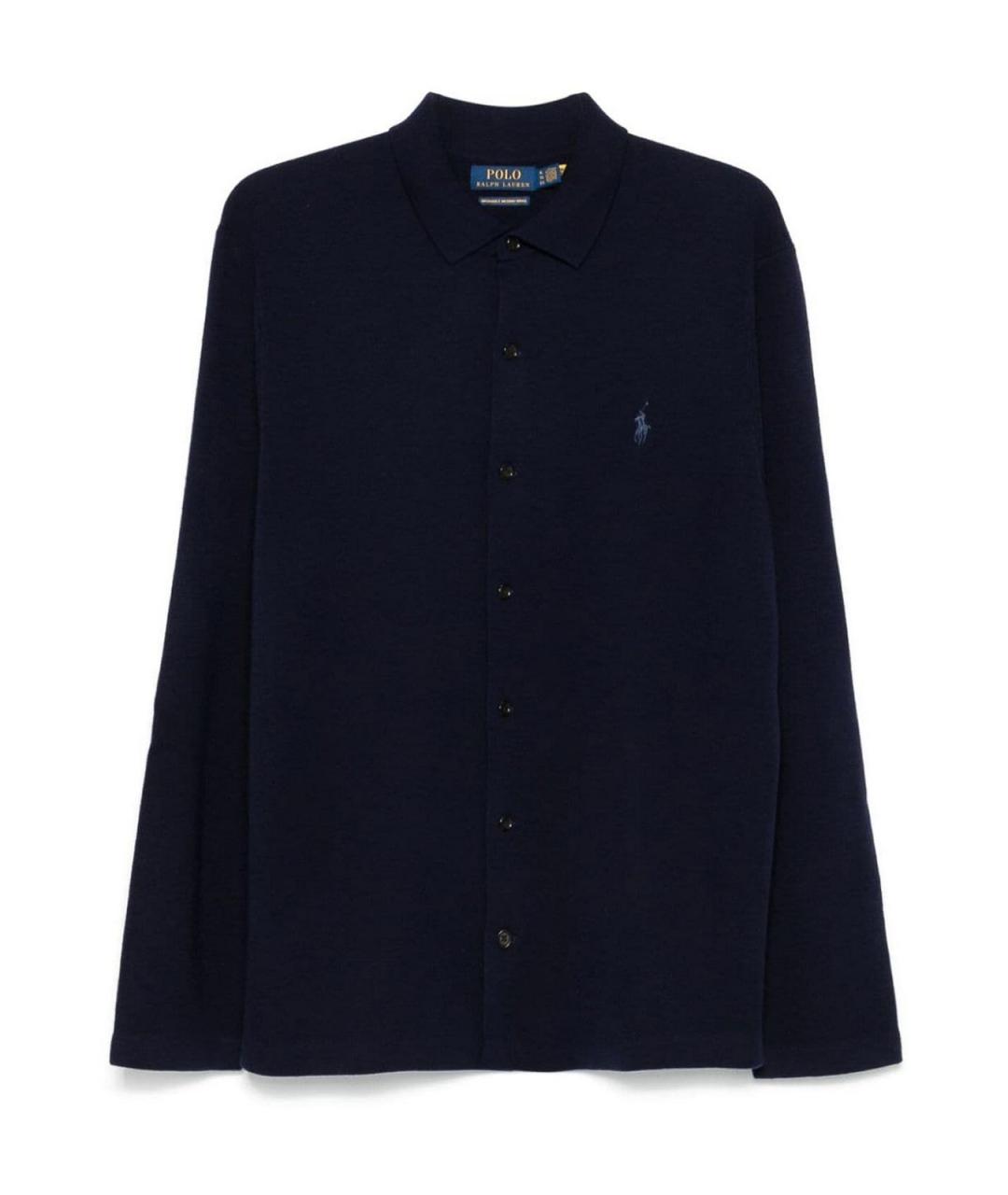 POLO RALPH LAUREN Синий шерстяной джемпер / свитер, фото 1