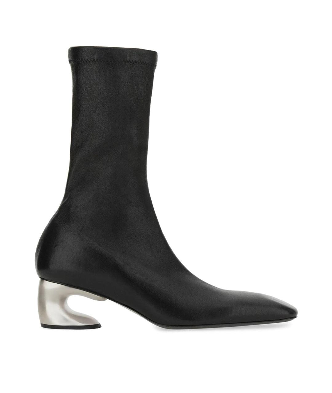 JIL SANDER Черные кожаные сапоги, фото 1