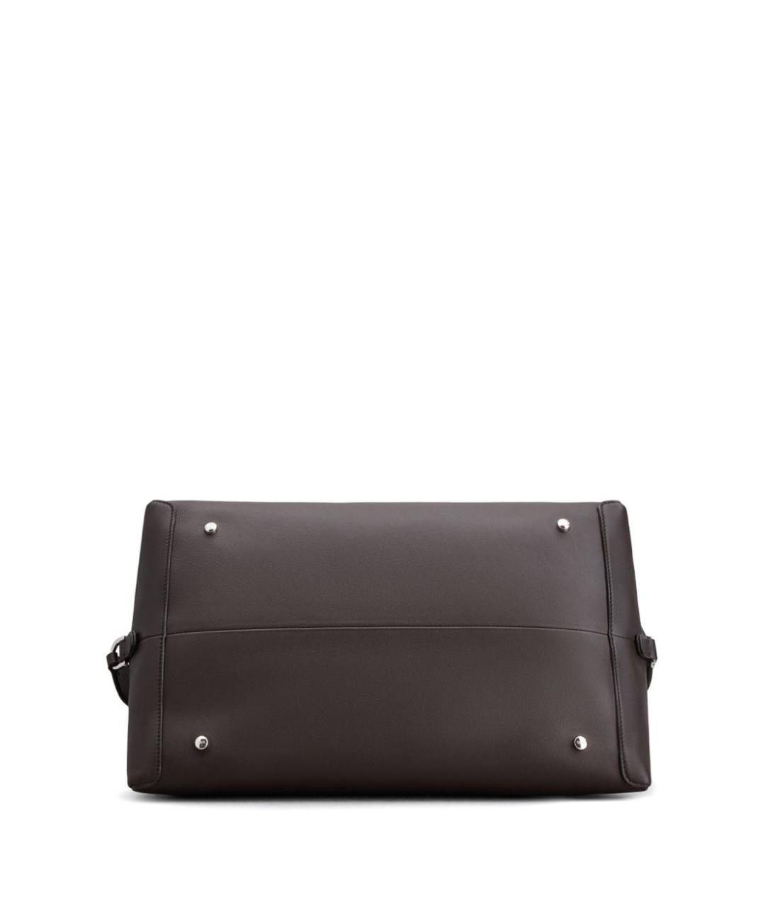 TOD'S Коричневая кожаная сумка тоут, фото 3