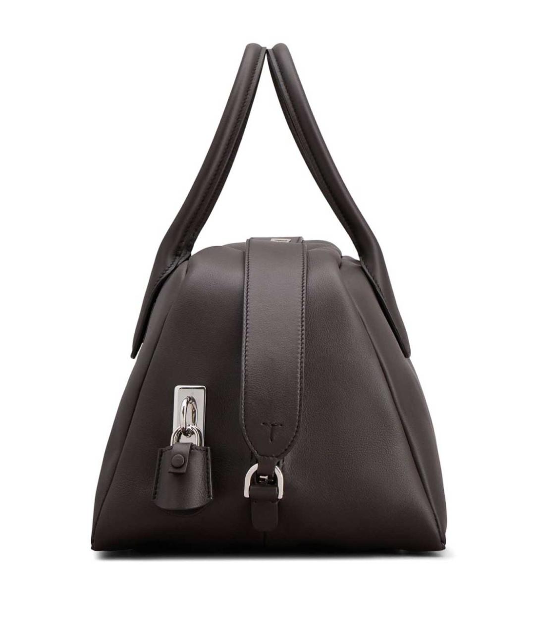 TOD'S Коричневая кожаная сумка тоут, фото 5