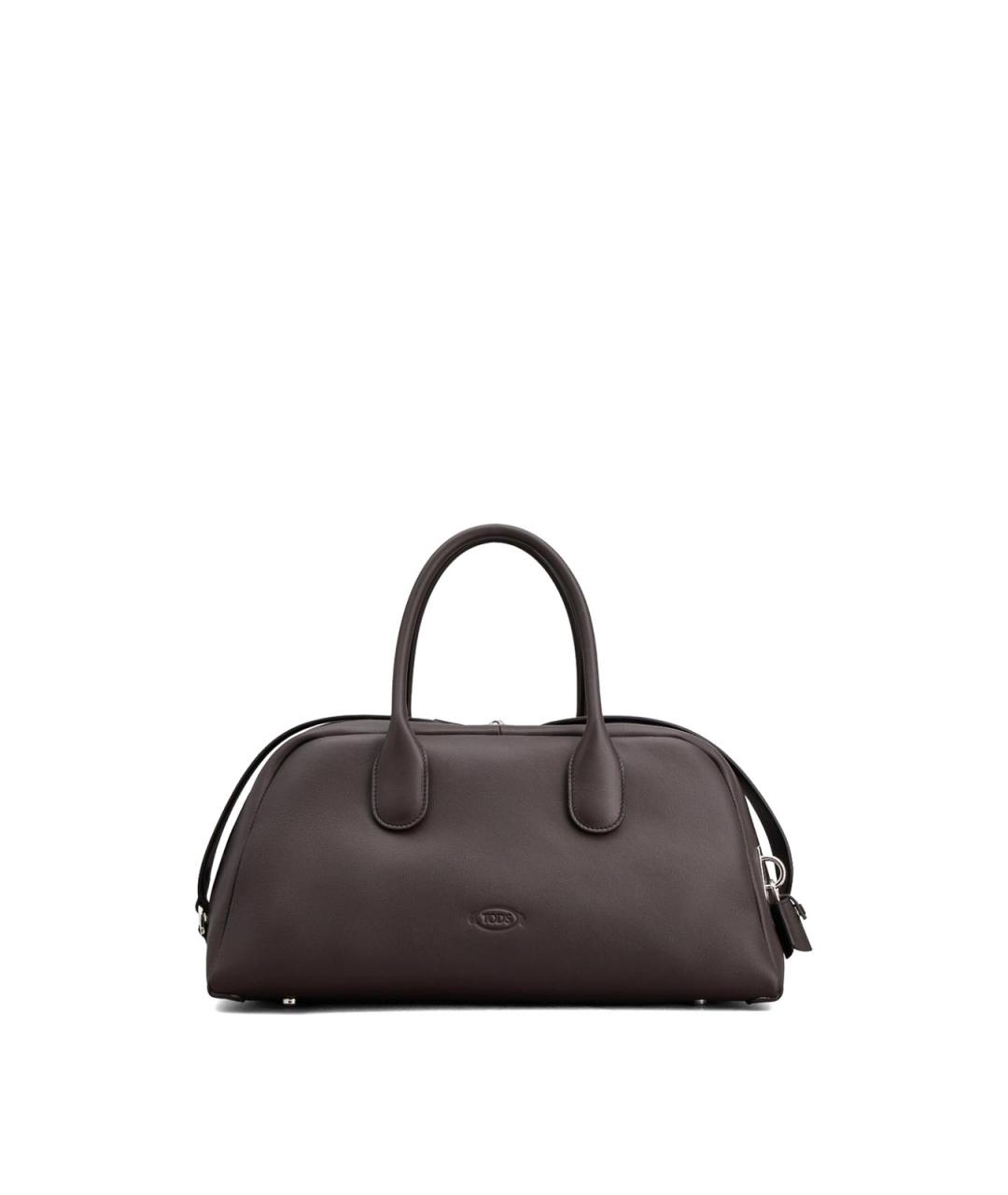 TOD'S Коричневая кожаная сумка тоут, фото 1