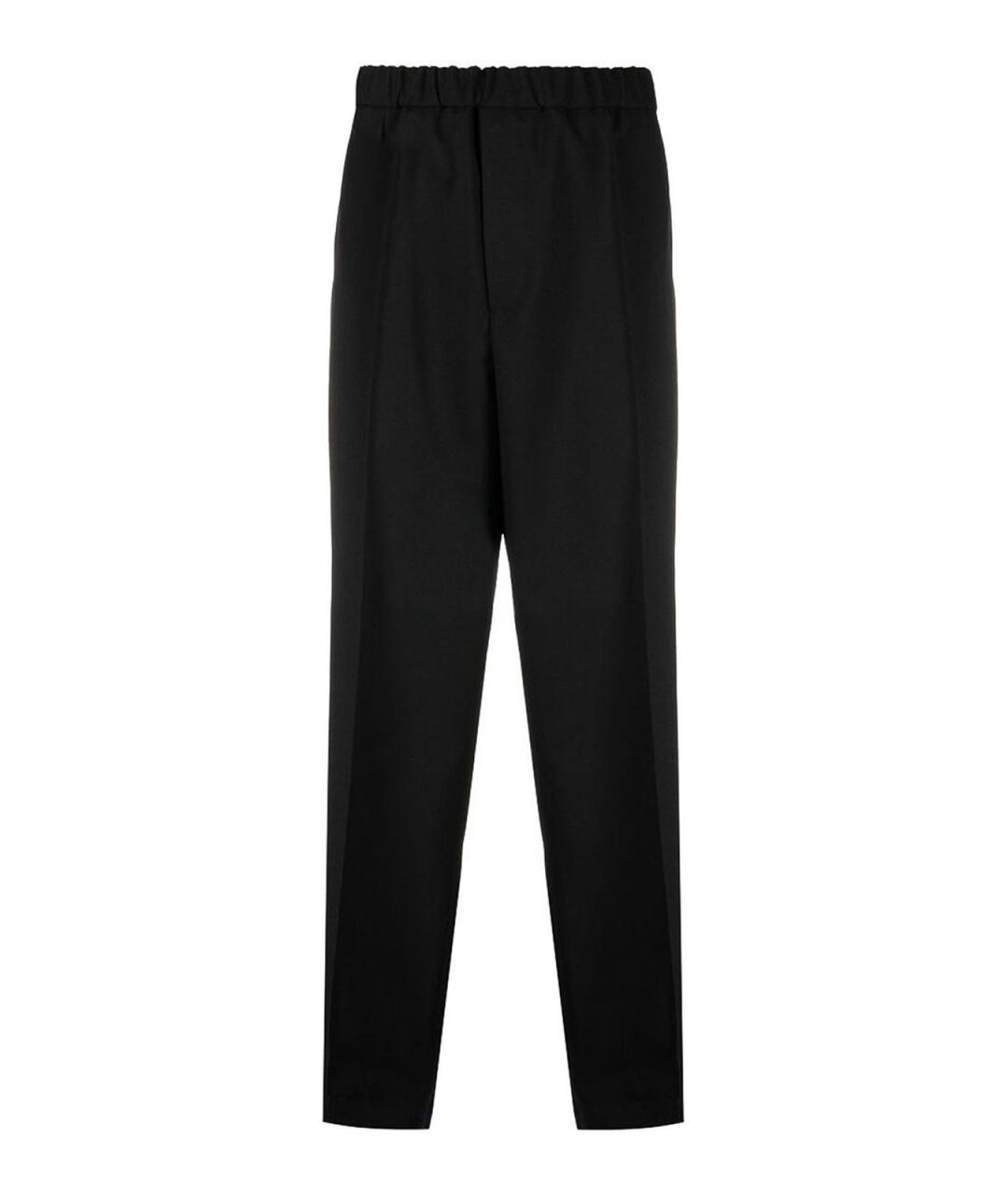 JIL SANDER Черные хлопковые шорты, фото 1