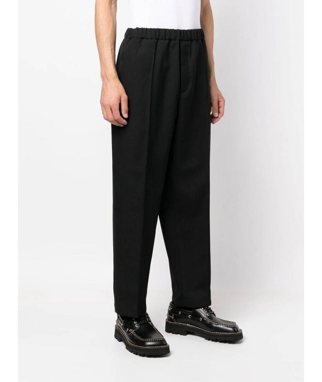 JIL SANDER Черные хлопковые шорты, фото 3