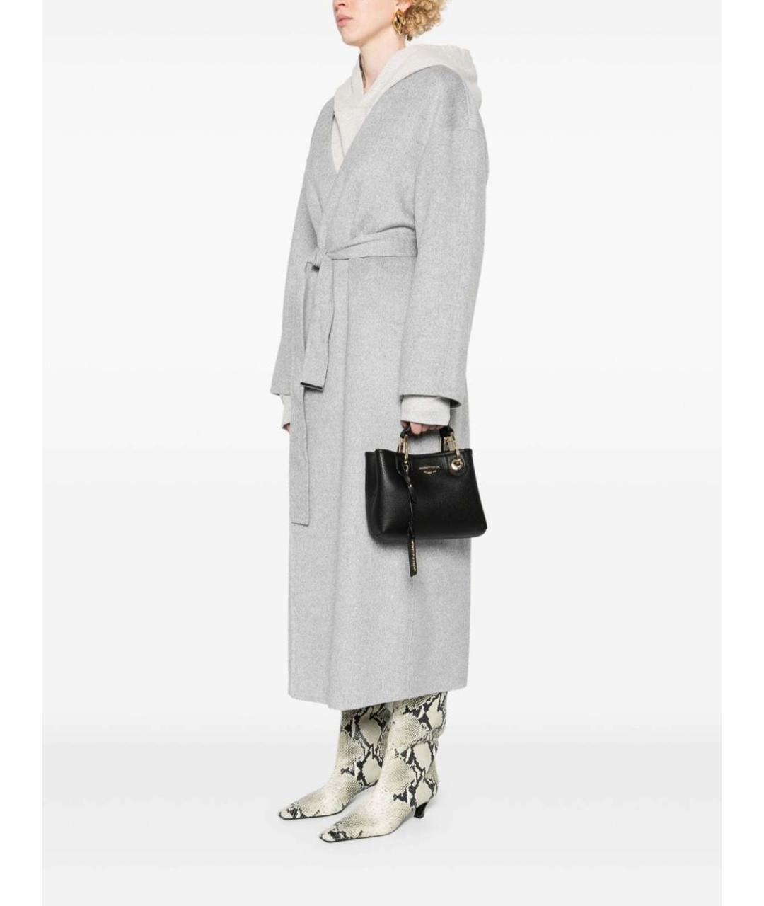 EMPORIO ARMANI Черная сумка тоут, фото 5