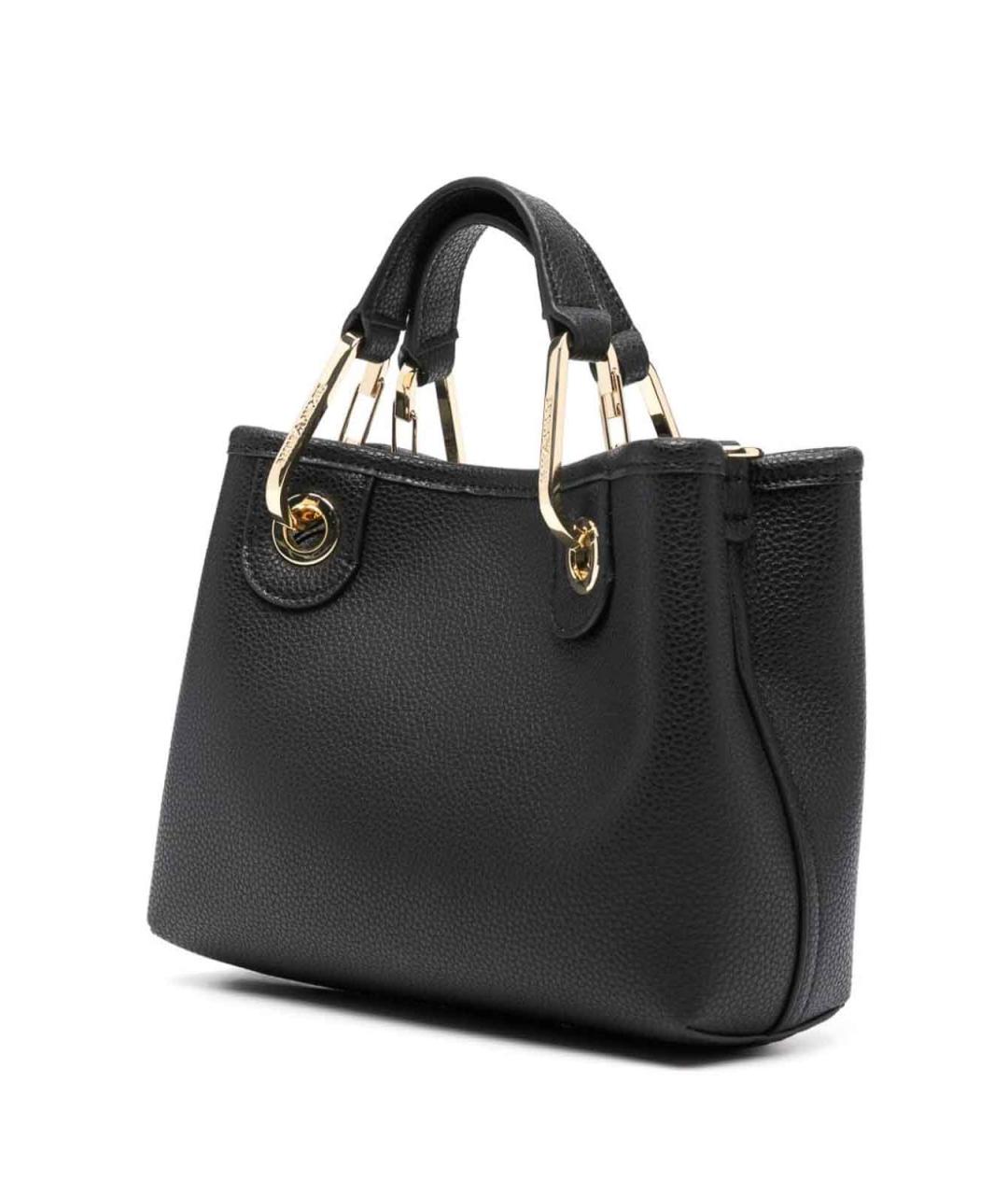 EMPORIO ARMANI Черная сумка тоут, фото 3