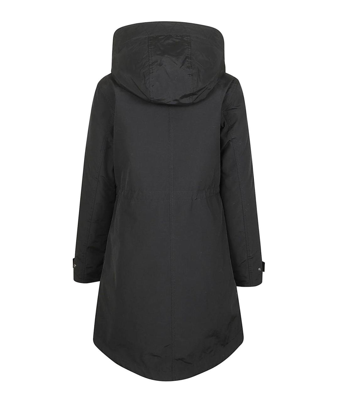WOOLRICH Черная хлопковая парка, фото 2